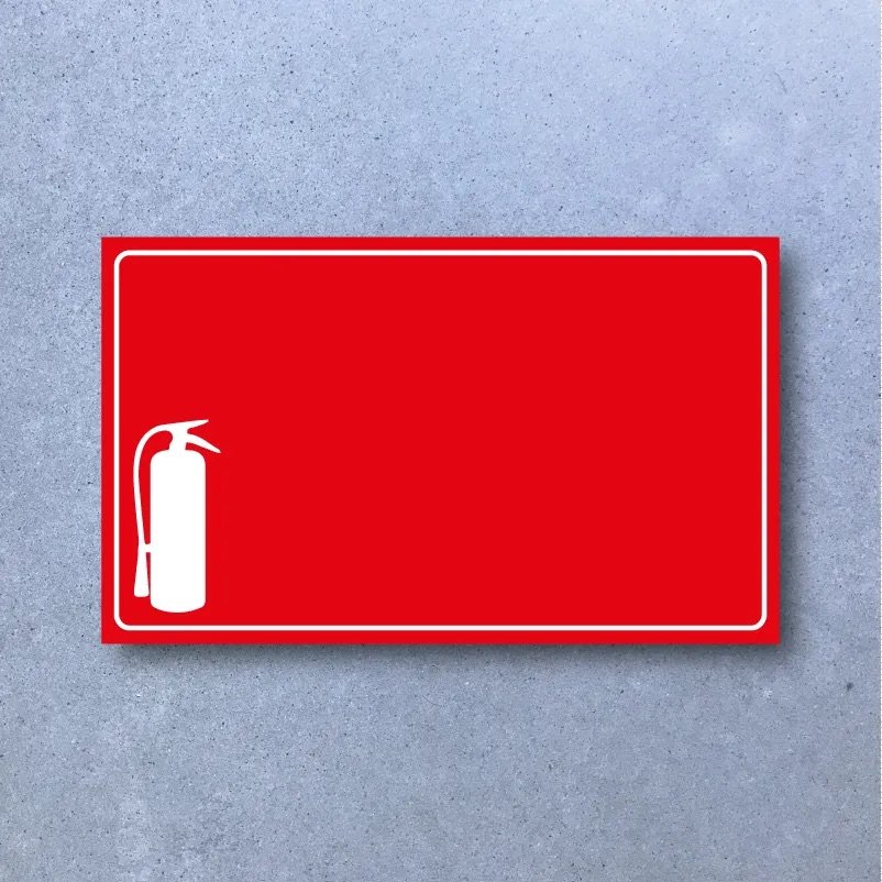 High Tack Sticker Pack 50pc - Extinguisher