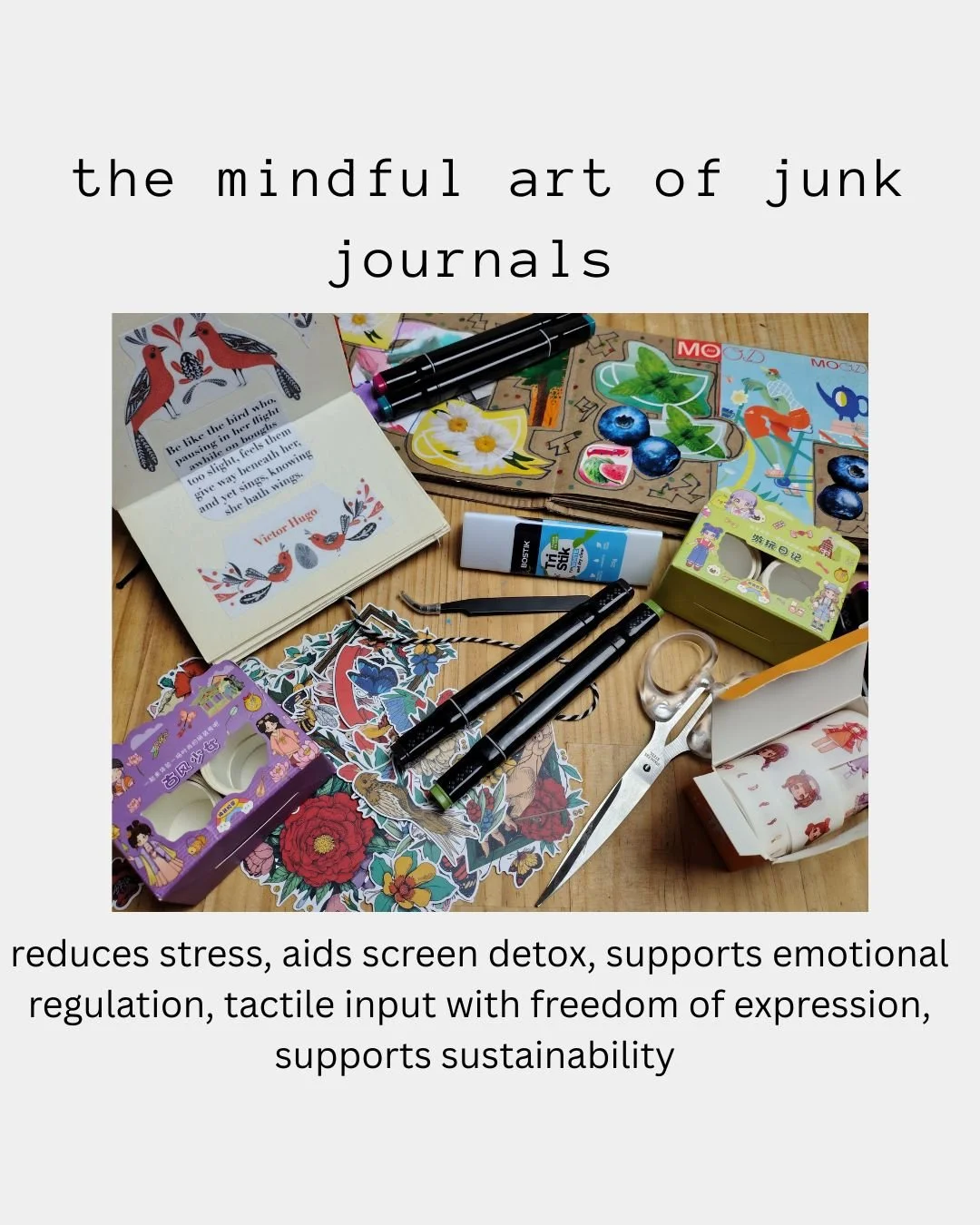 the mindful art of junk journals