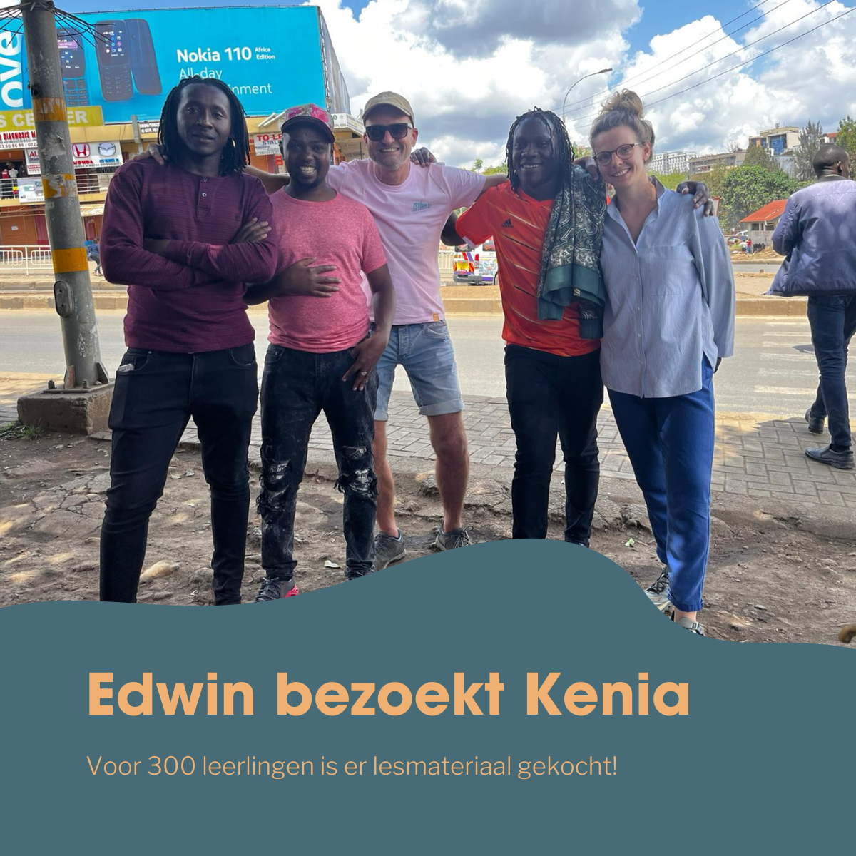 Edwin bezoekt Kenia