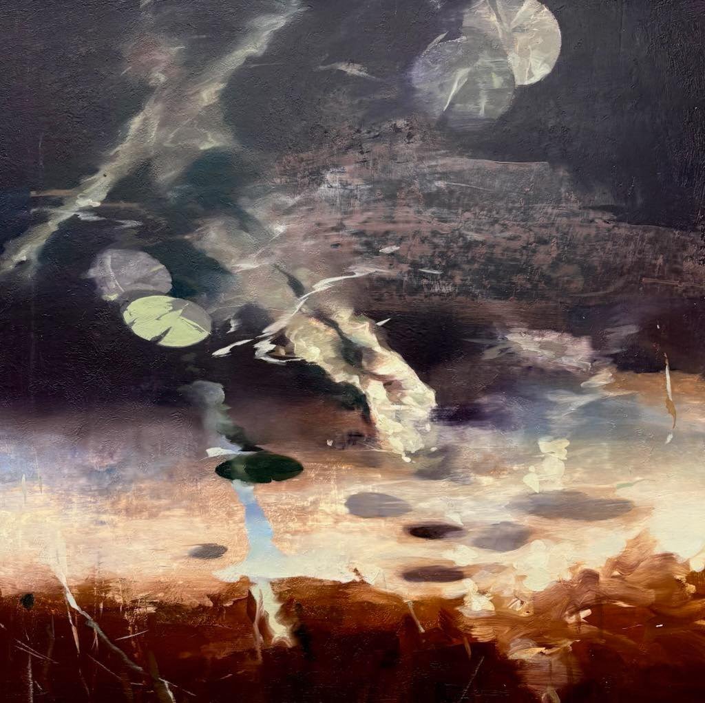 &laquo;Stjernedykker&raquo; 90 x 90 cm / maleri signert Lars Elling/ @lars_elling_artist er med p&aring; 25-&aring;rs jubileumsutstilling. Vi &aring;pner n&aring; p&aring; l&oslash;rdag 14. juni kl 14.00. ( Et av to malerier av kunstneren.)
Velkommen