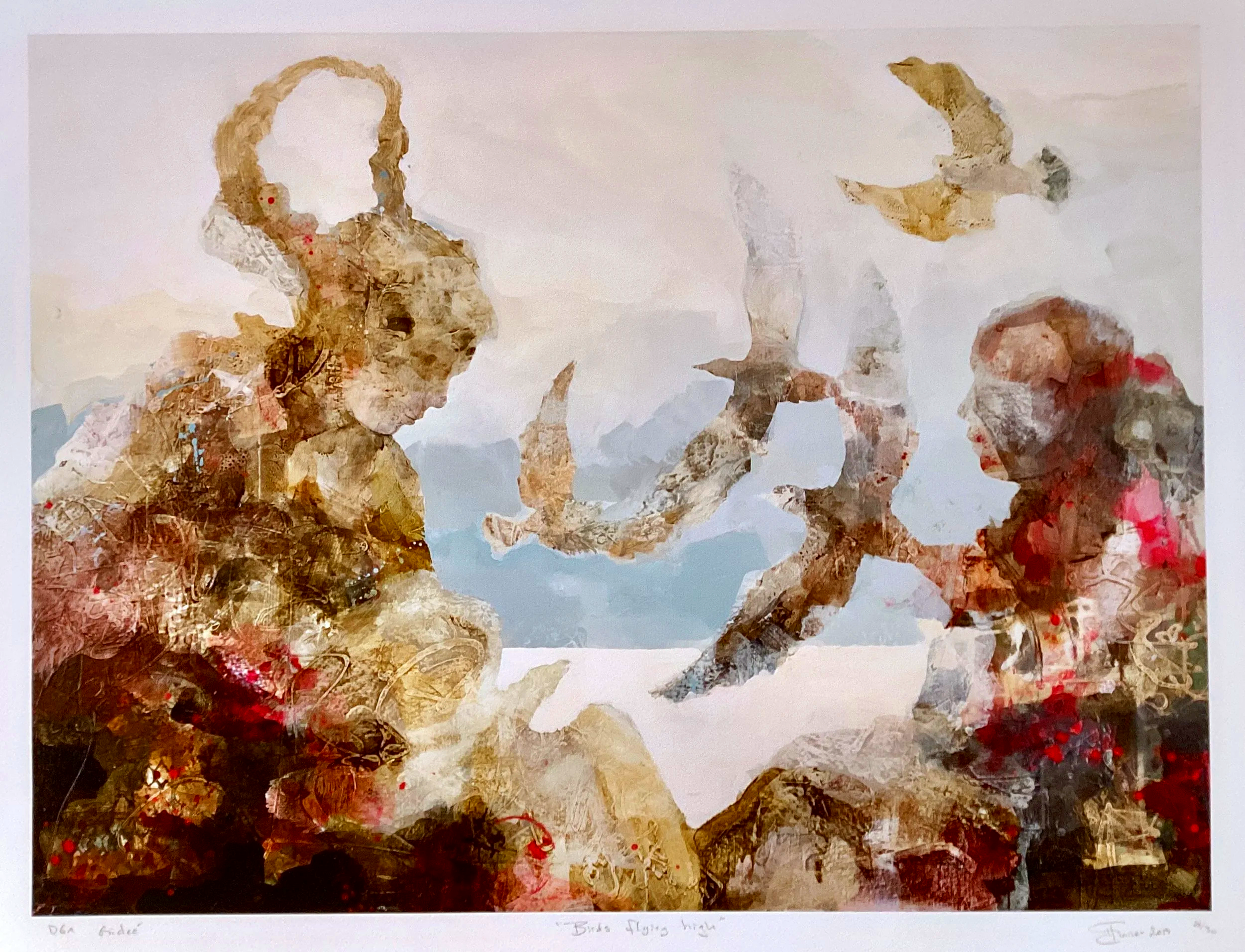 Birds Flying High. Trykk. Henriette Finne