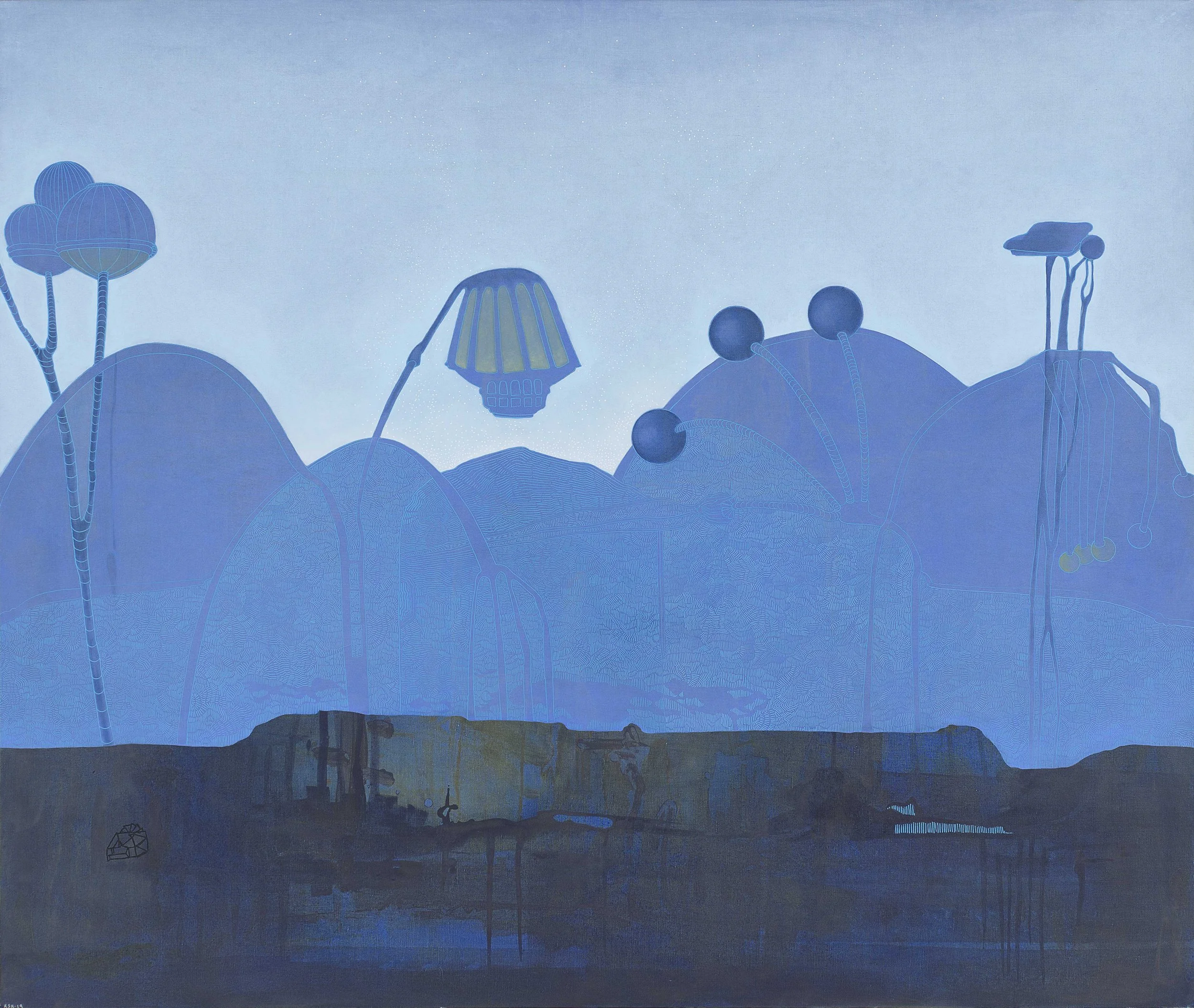 "Landskap" av Line S. Hvoslef