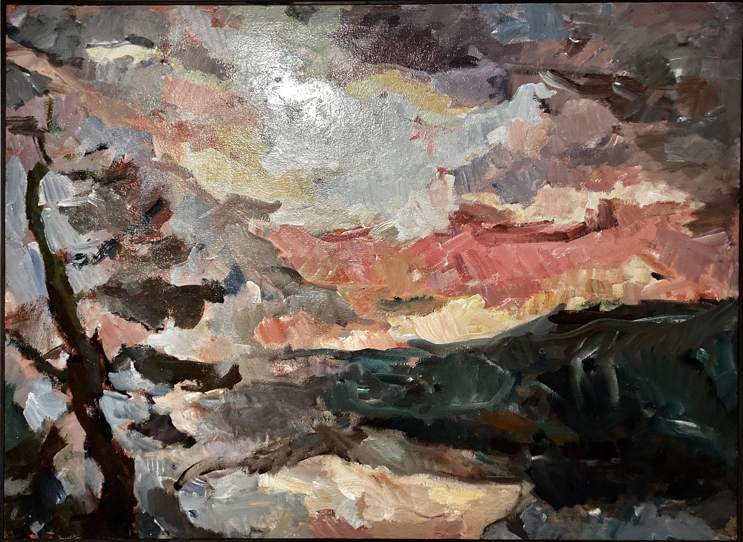 Maleri. P-4. Tåken letter. 90x130cm 45.000 inkl 5% ..JPG