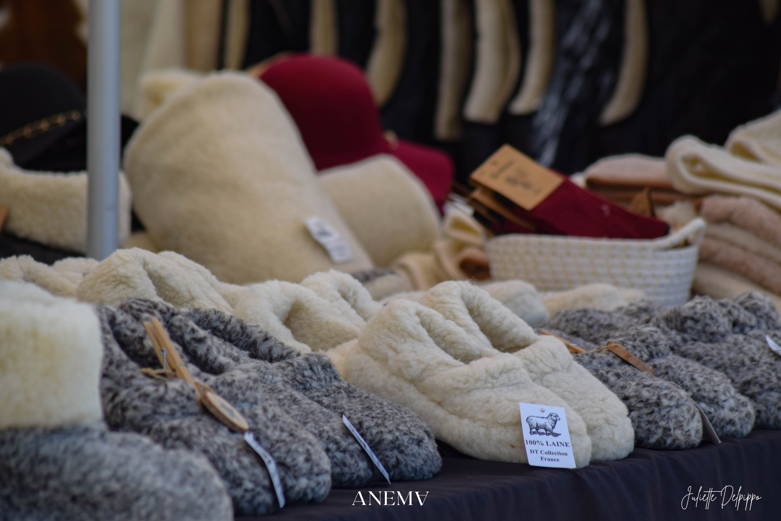 Chaussons en laine stand qualité française produits made in France vendeur professionnel