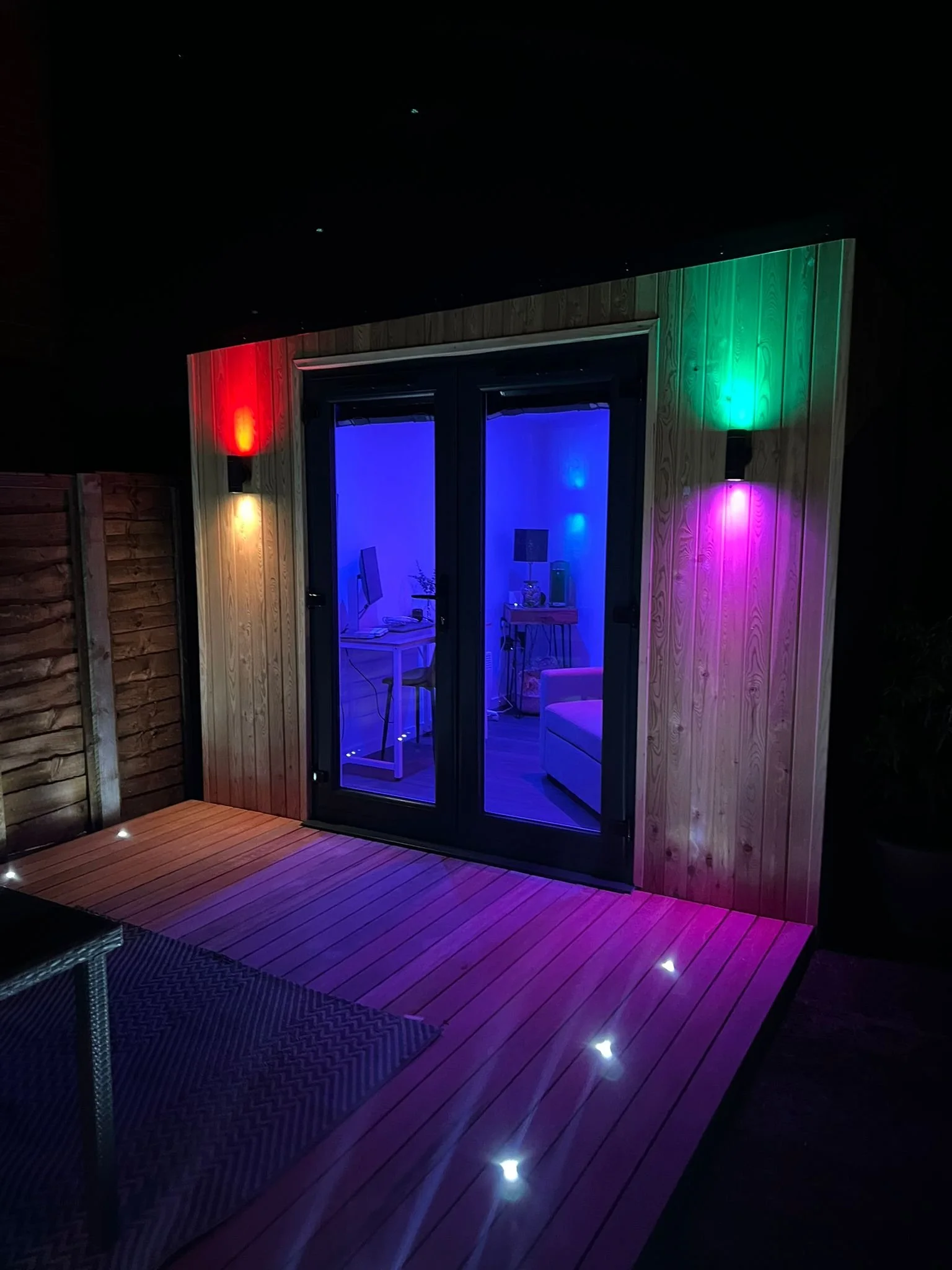 Decking lights and Garden office lighting