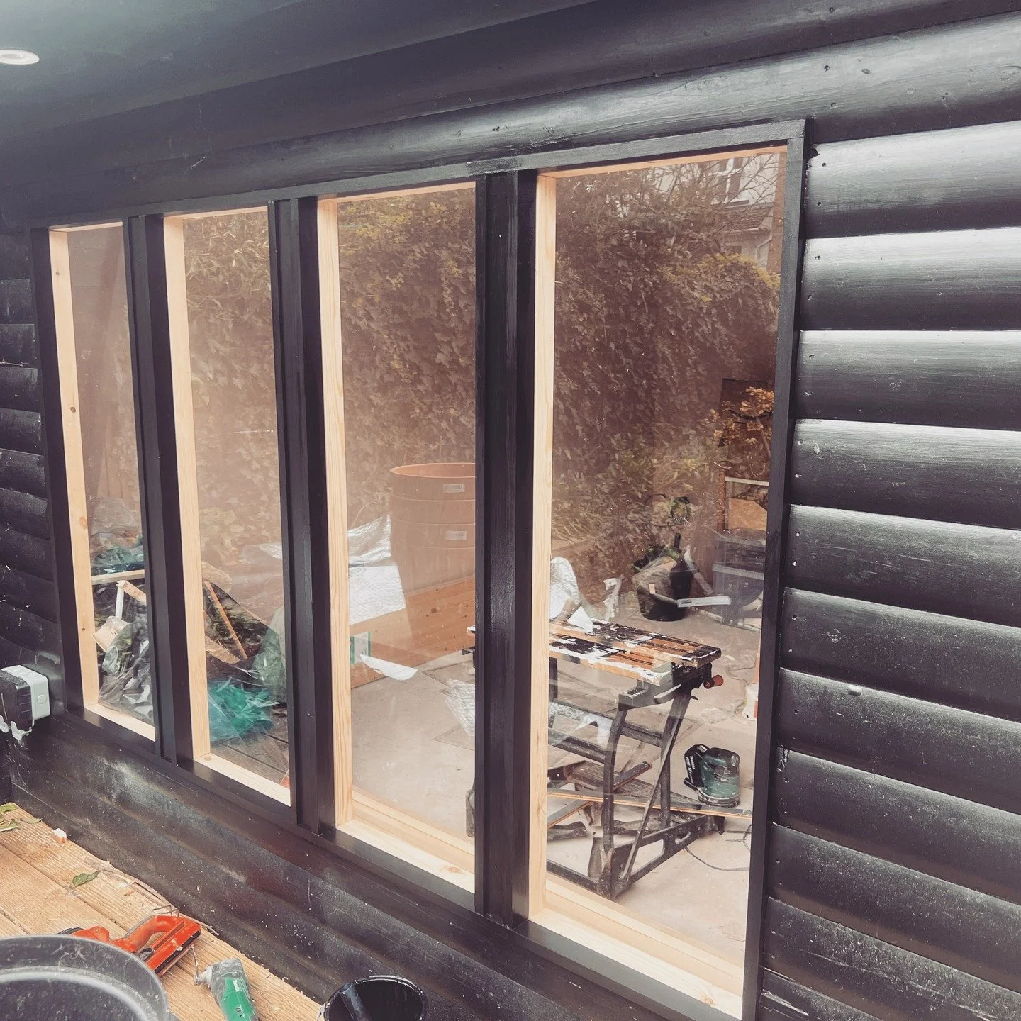 New Window installation, frames made, Acrylic sheeting installed for a Pottery Room in Broadstairs, by My Handyman Dave