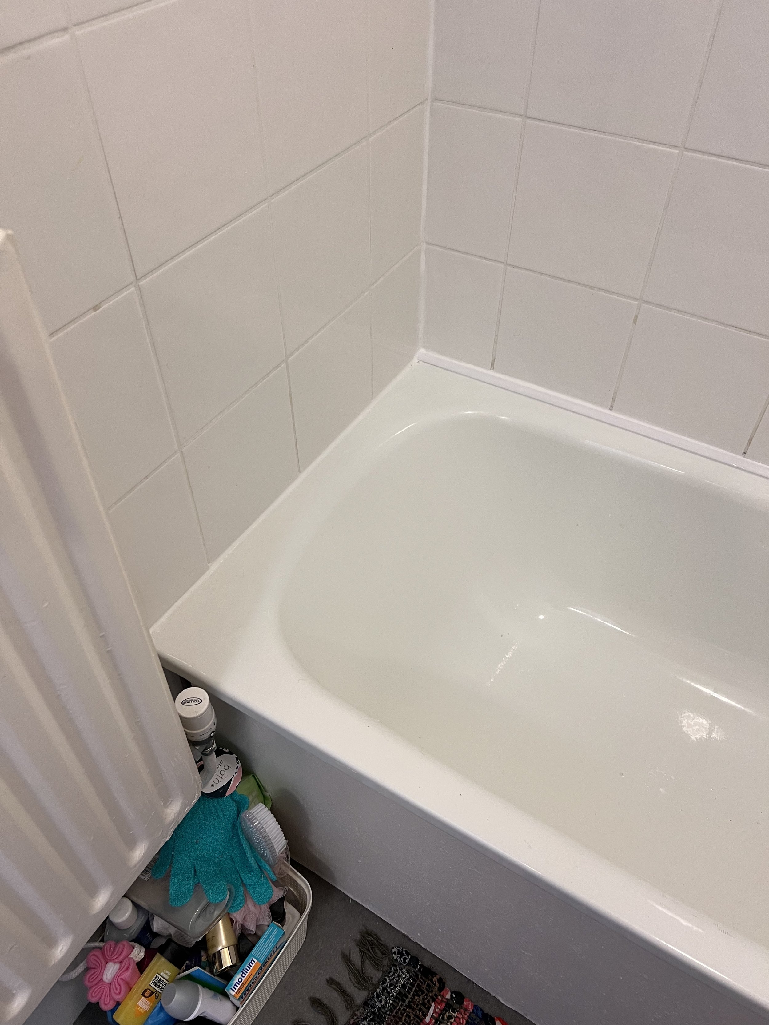 Re-mastic bath