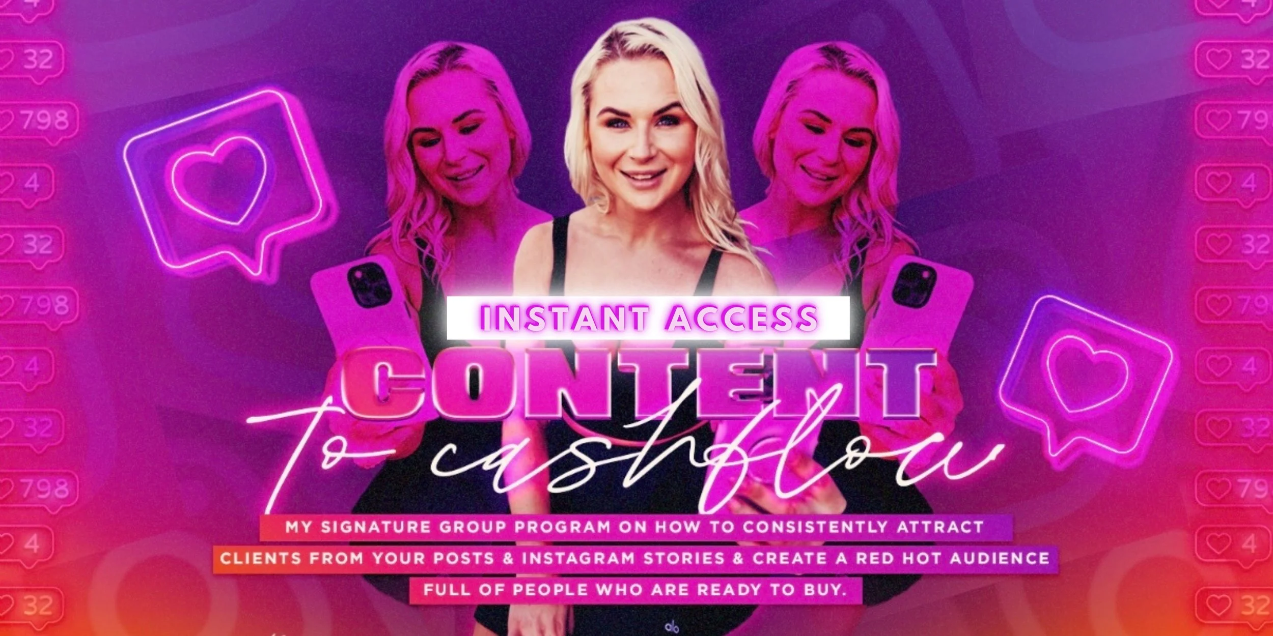 My group program to teach the step-by-step on how to build a hot audience full of people who are ready to buy.