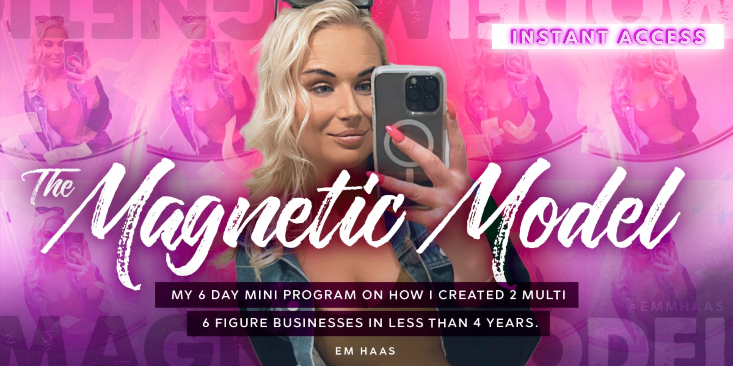 My mini group program on how I created 2 multi, multi 6 figure businesses in less than 4 years.