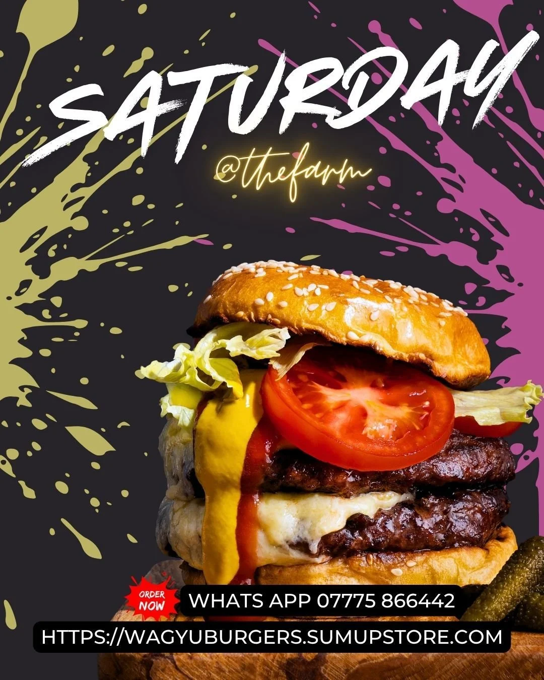 Nosweithiau&rsquo;r Fferm yn &ocirc;l! 🔥🍔
Byrgyrs Wagyu ffres o&rsquo;r fferm &ndash; casglu  nos Sadwrn yma!
Archebwch ar-lein neu drwy WhatsApp cyn iddyn nhw fynd 

----------
Farm Nights are back! 🔥🍔
Wagyu burgers, fresh off the farm &mdash; r