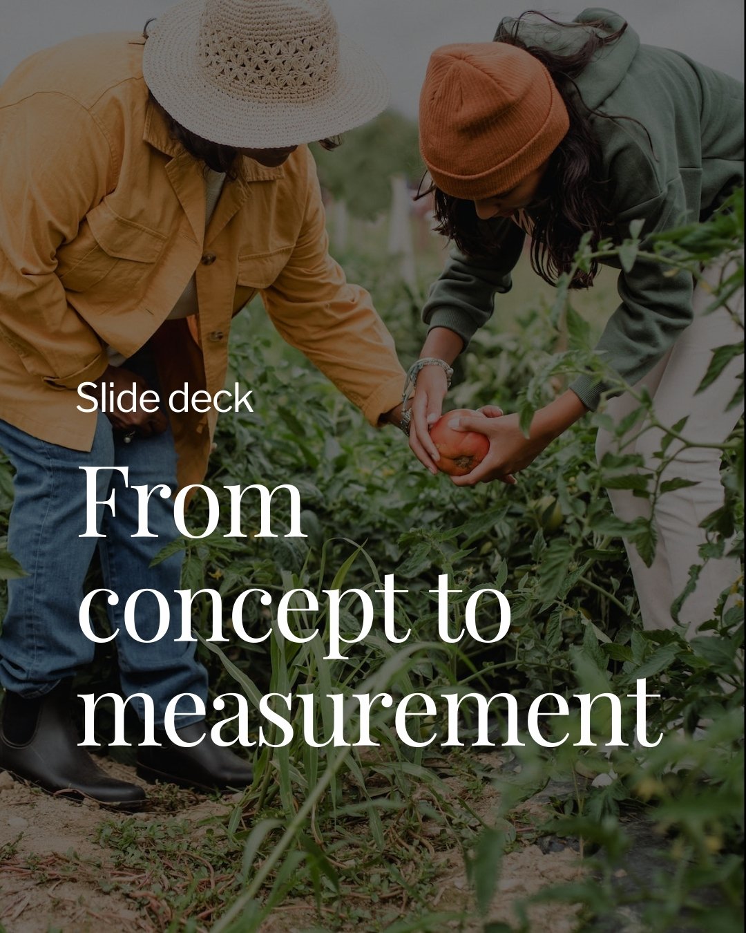 Slide Deck: From Concept to Measurement