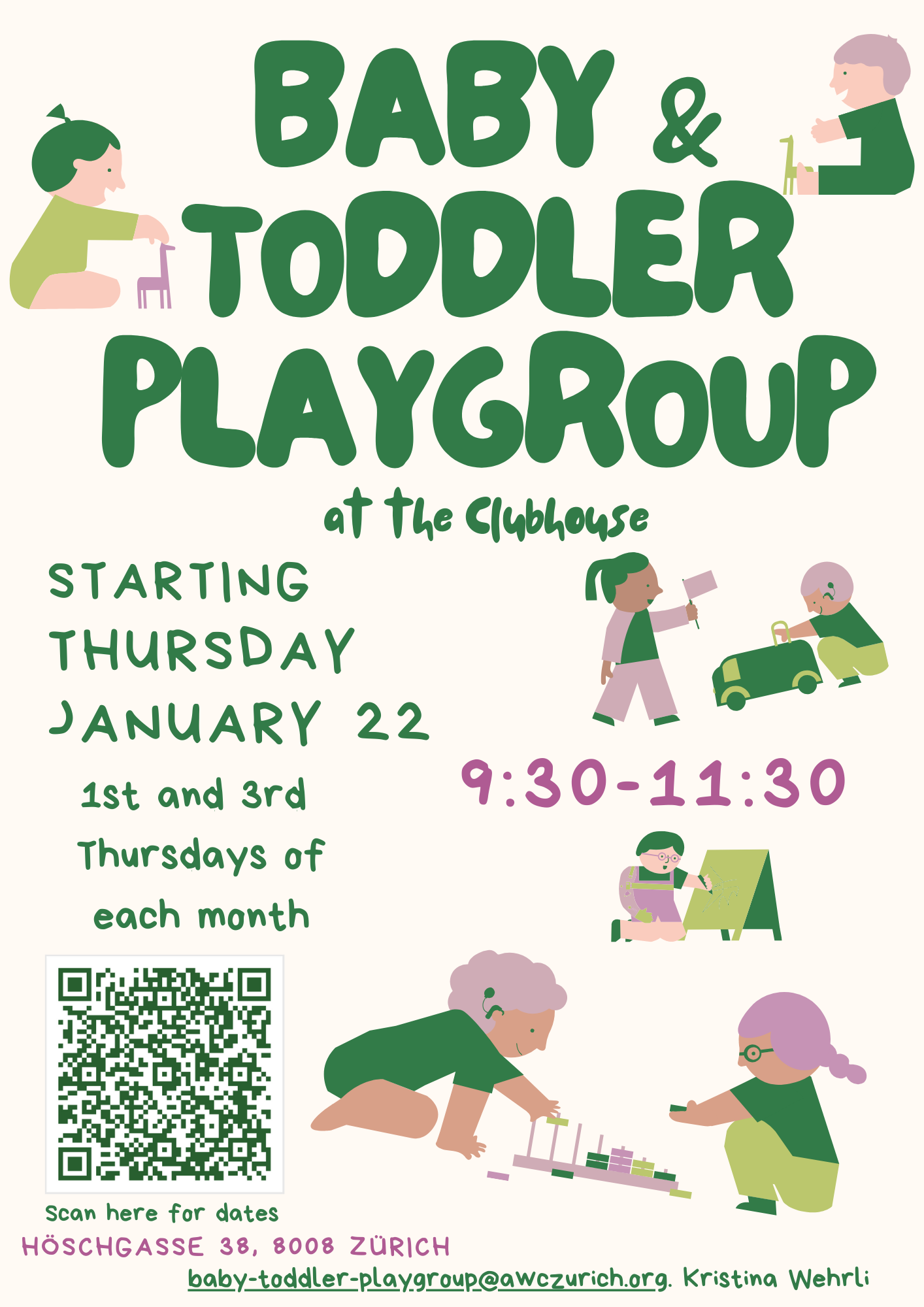 winter-spring Playgroup (ages 0-4)