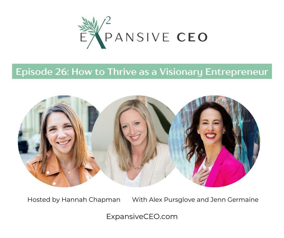 ✨ Reposting a popular episode! ✨ 

Visionary entrepreneurs can feel overwhelmed trying to figure out how to make their dreams a reality. 

The key to thriving as a visionary is to tap into the authentic self that is within you.

In this episode, I ta