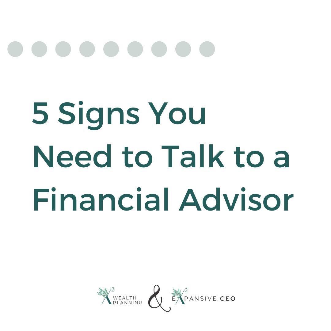 Have you been wondering if its the right time for you to talk to a financial advisor?

As you&rsquo;re looking, just know that you deserve a safe, judgment free, abundant financial space to create your own unique vision of wealth and prosperity 💖 

