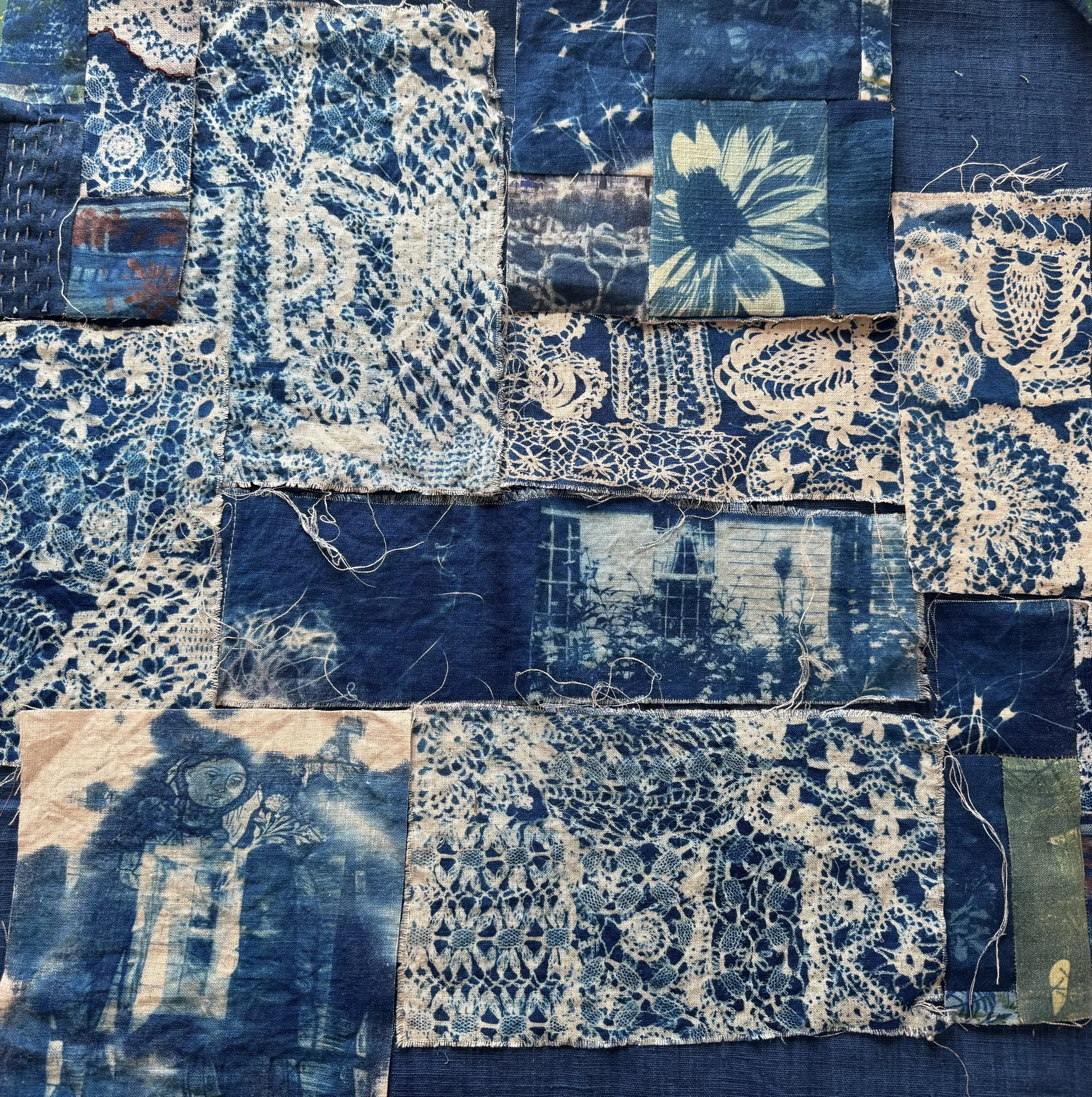 Cyanotype on Linen