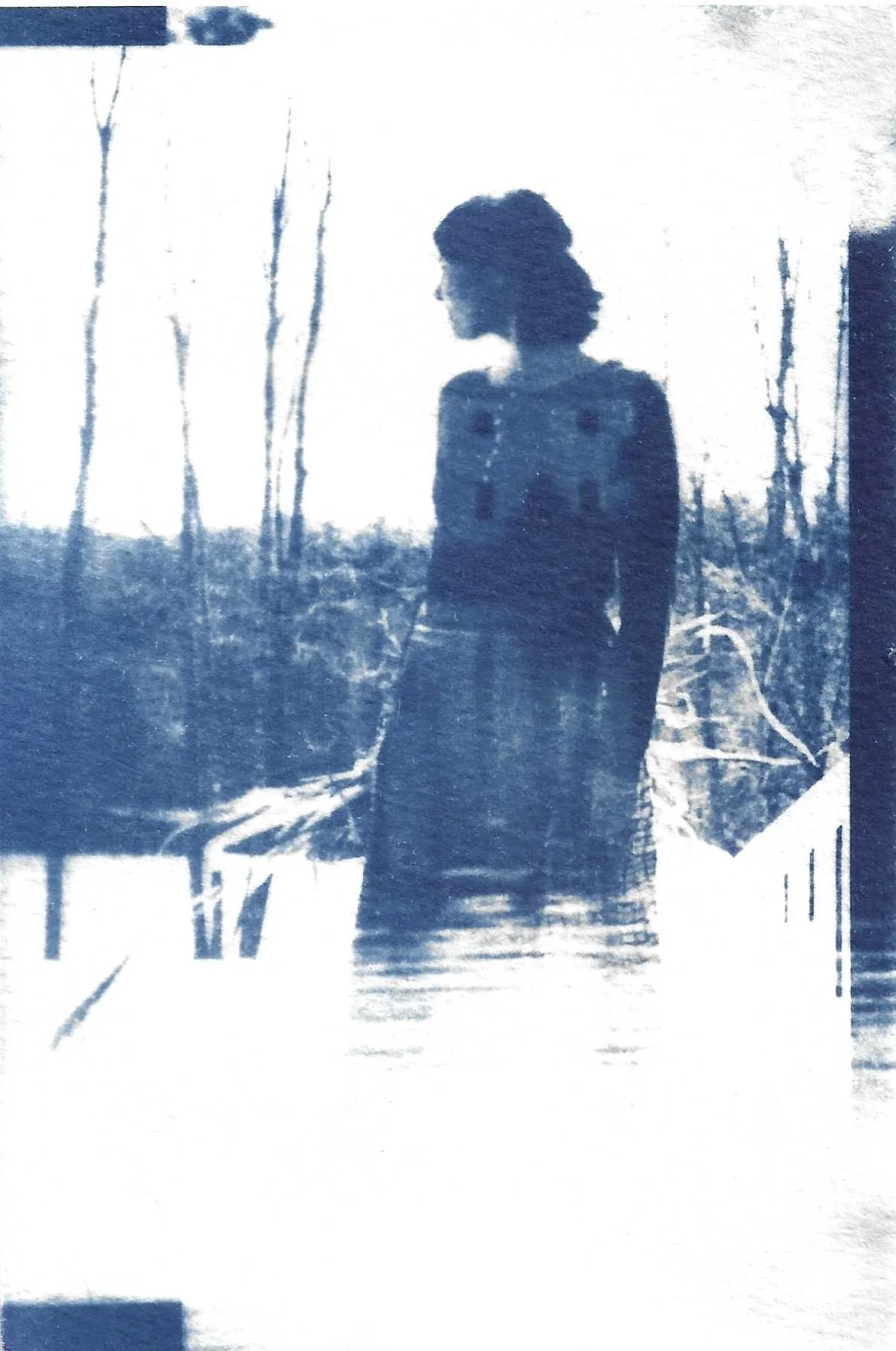 Cyanotype Self-Portrait