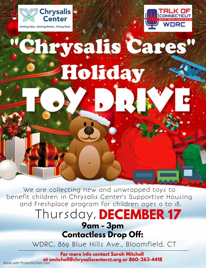 Chrysalis Cares Holiday Toy Drive