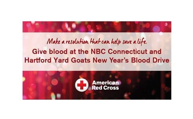 NBC Connecticut and Hartford Yard Goats Blood Drives
