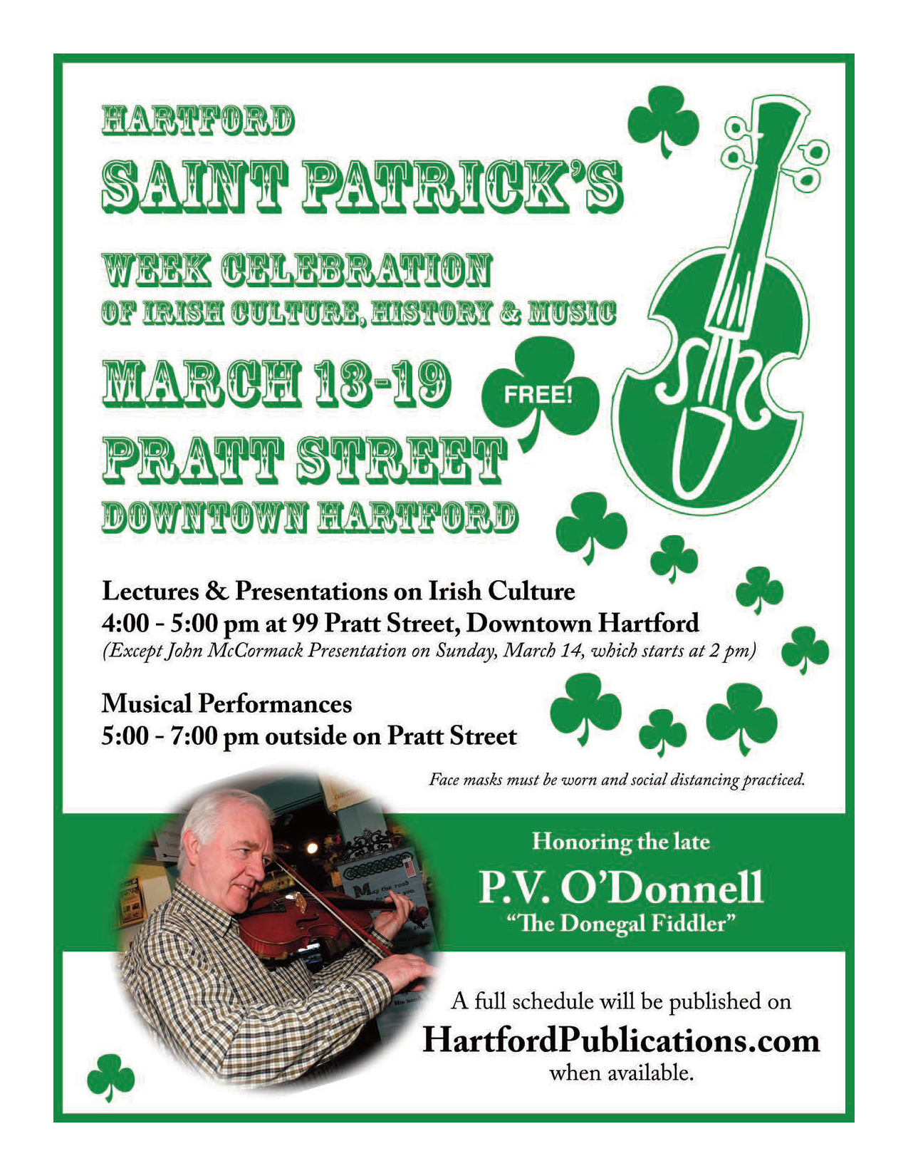 St Patrick's Day Events March 15-19