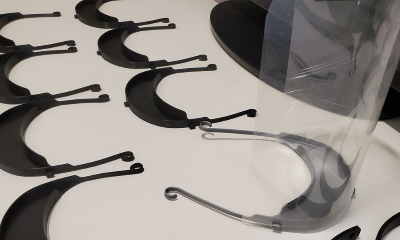 University of Hartford Engineering Faculty Make 100 3D Printed Face Covers for Local Healthcare Workers