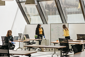 Upward Transitions To 6 Foot Office Model