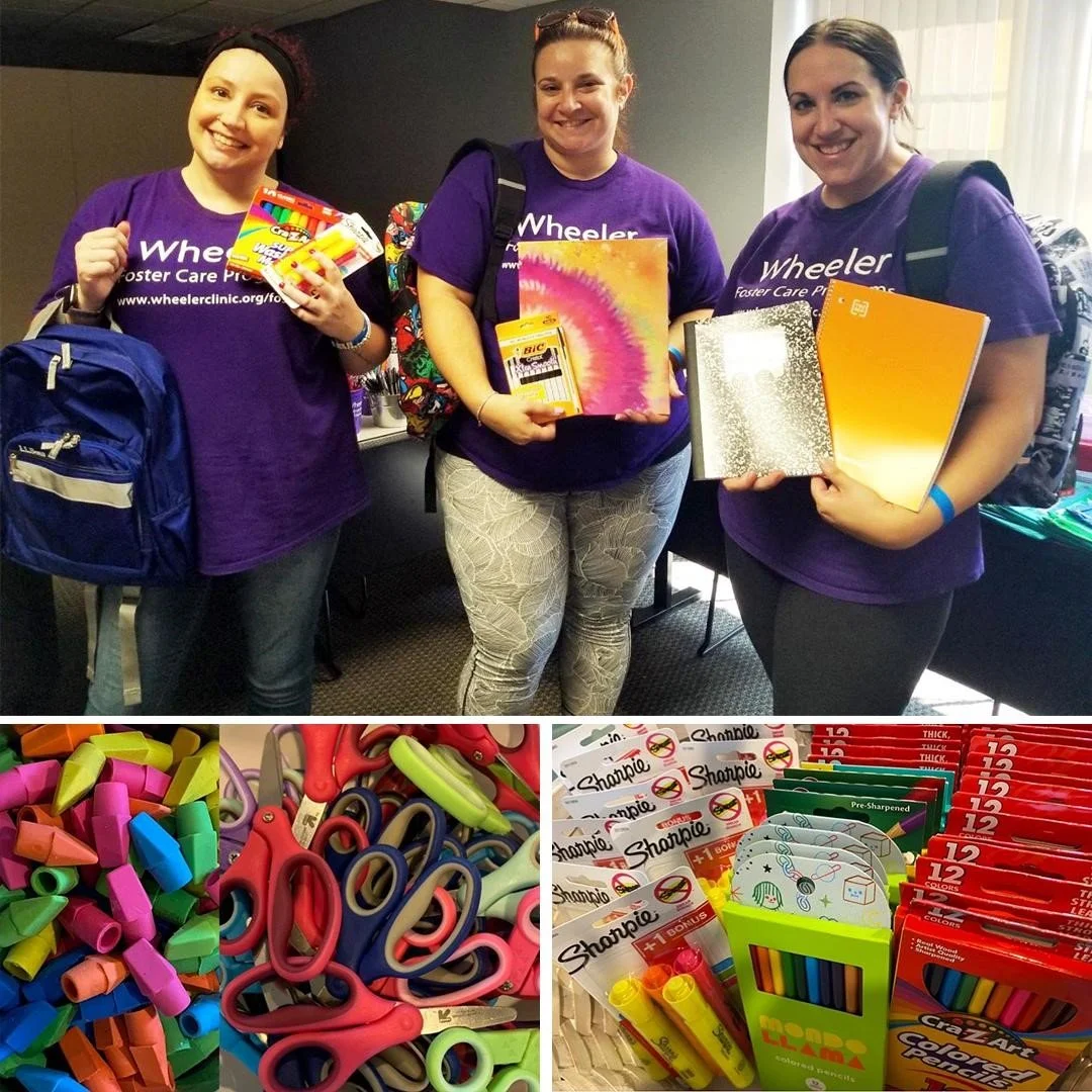 Wheeler's Foster Care Back-To-School Supply Drive Was a Success!
