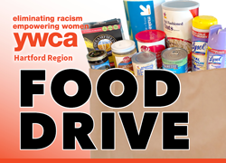 YWCA Hartford Region Holds Food Drive for Residents at Soromundi Commons