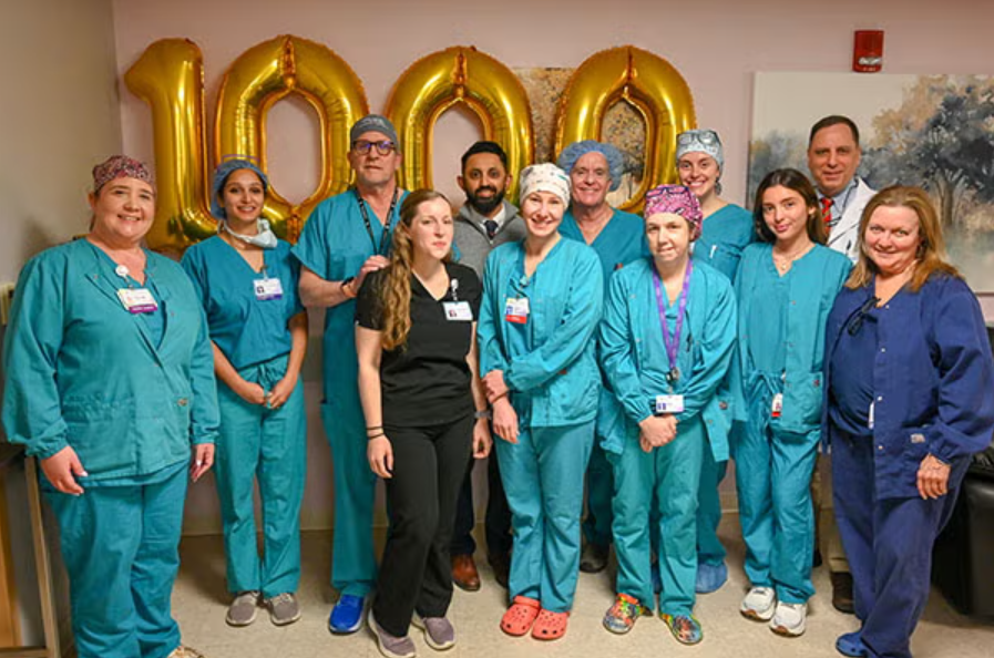 Saint Francis Hospital Celebrates 1,000th Procedure Using Ion Endoluminal System