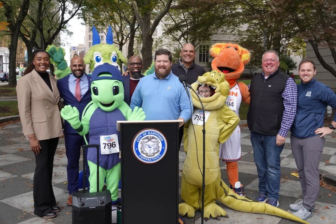 Hartford Mayor Arulampalam Teamed Up with UConn Legend Donny Marshall, CT Sun, and Hartford Yard Goats to Announce the Upcoming 2025 Donny’s Dash 5K