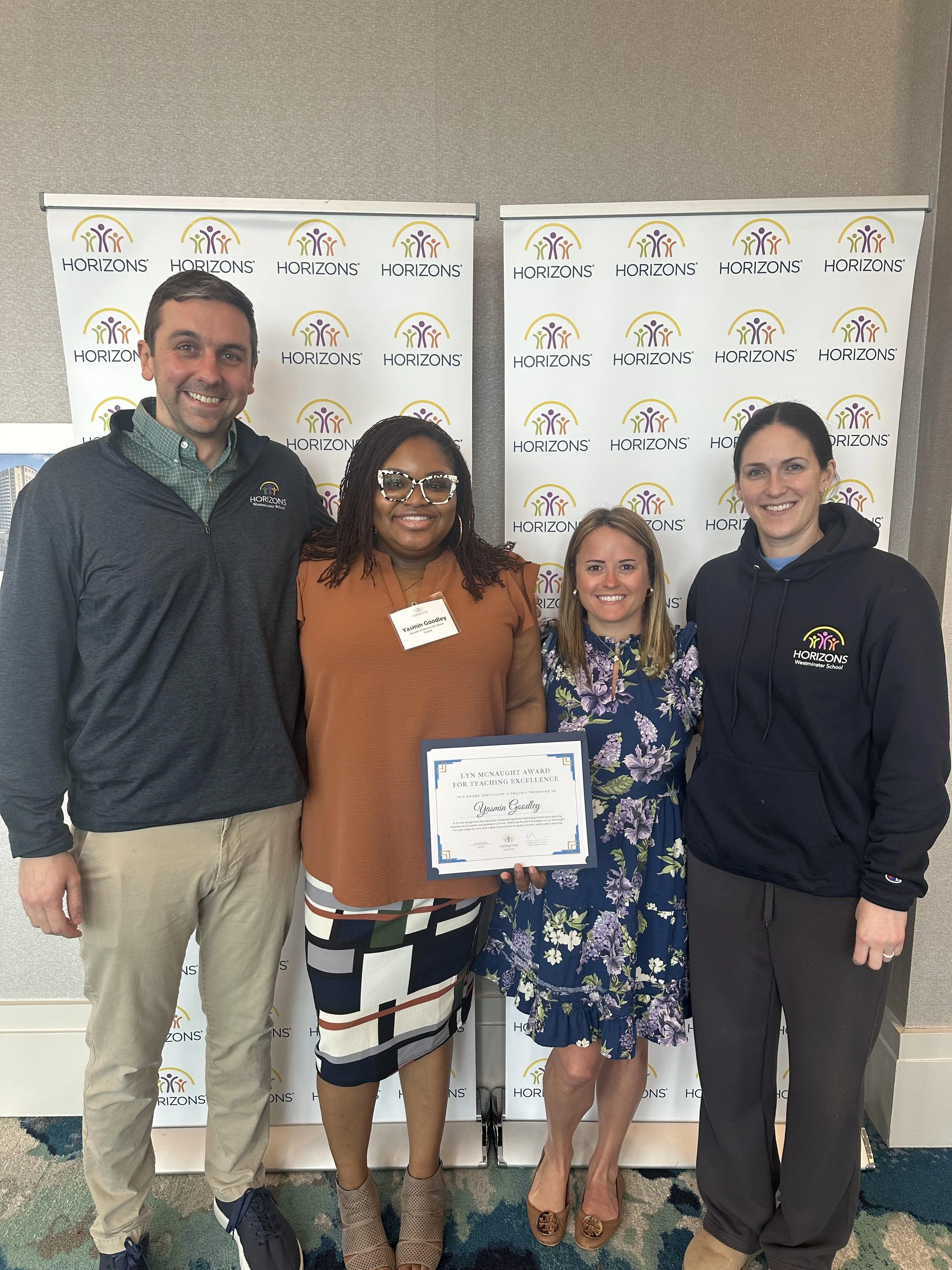 Horizons at Westminster Educator Wins Teacher of the Year