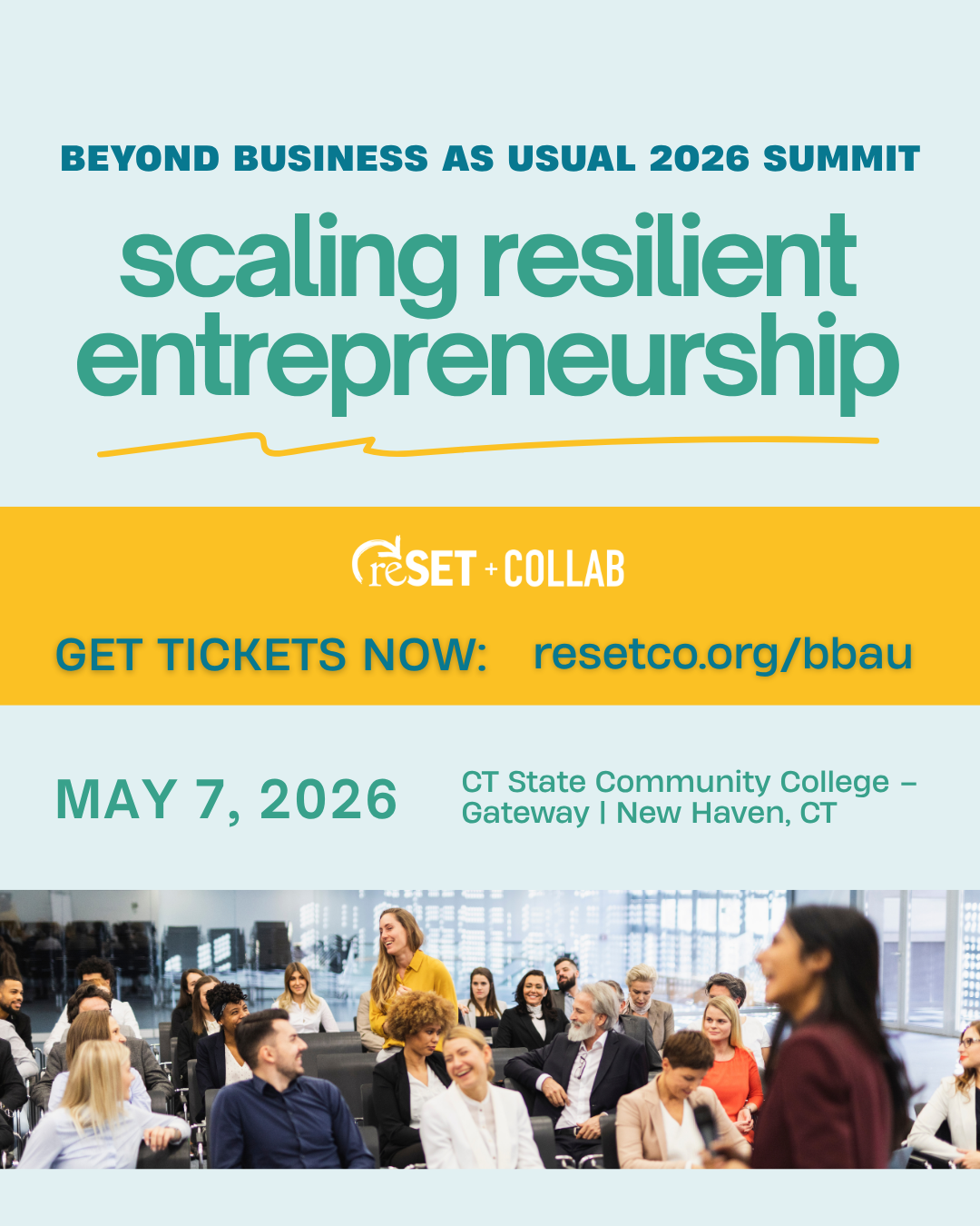 reSET to Host Beyond Business As Usual 2026: Scaling Resilient Entrepreneurship