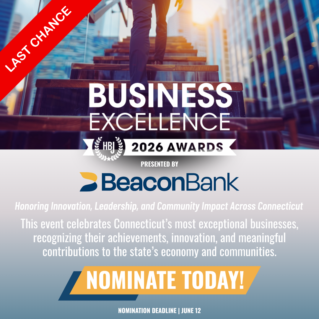 Last Week to Submit a Nomination for HBJ’s Connecticut Business Excellence Awards!