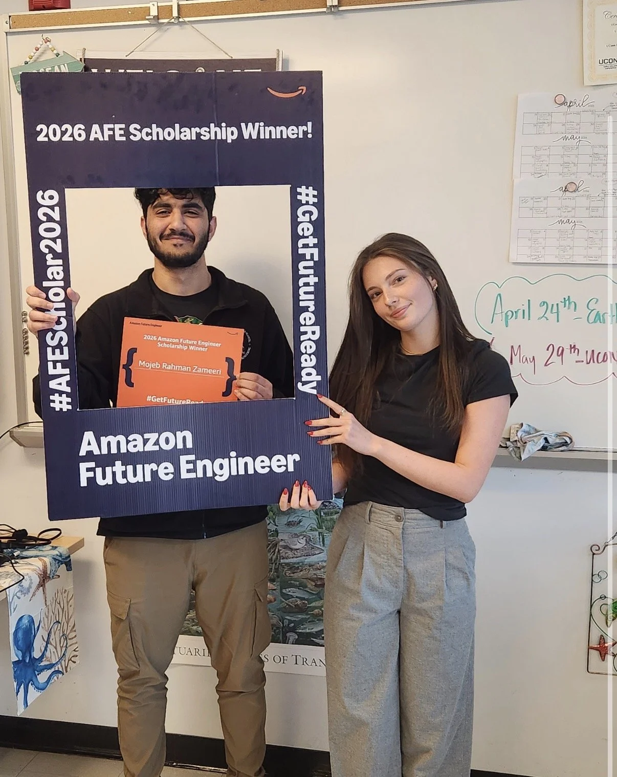 Hartford&nbsp;Student Receives&nbsp;up to&nbsp;$40,000 Scholarship from Amazon to Pursue Degree in Computer&nbsp;Science and Engineering