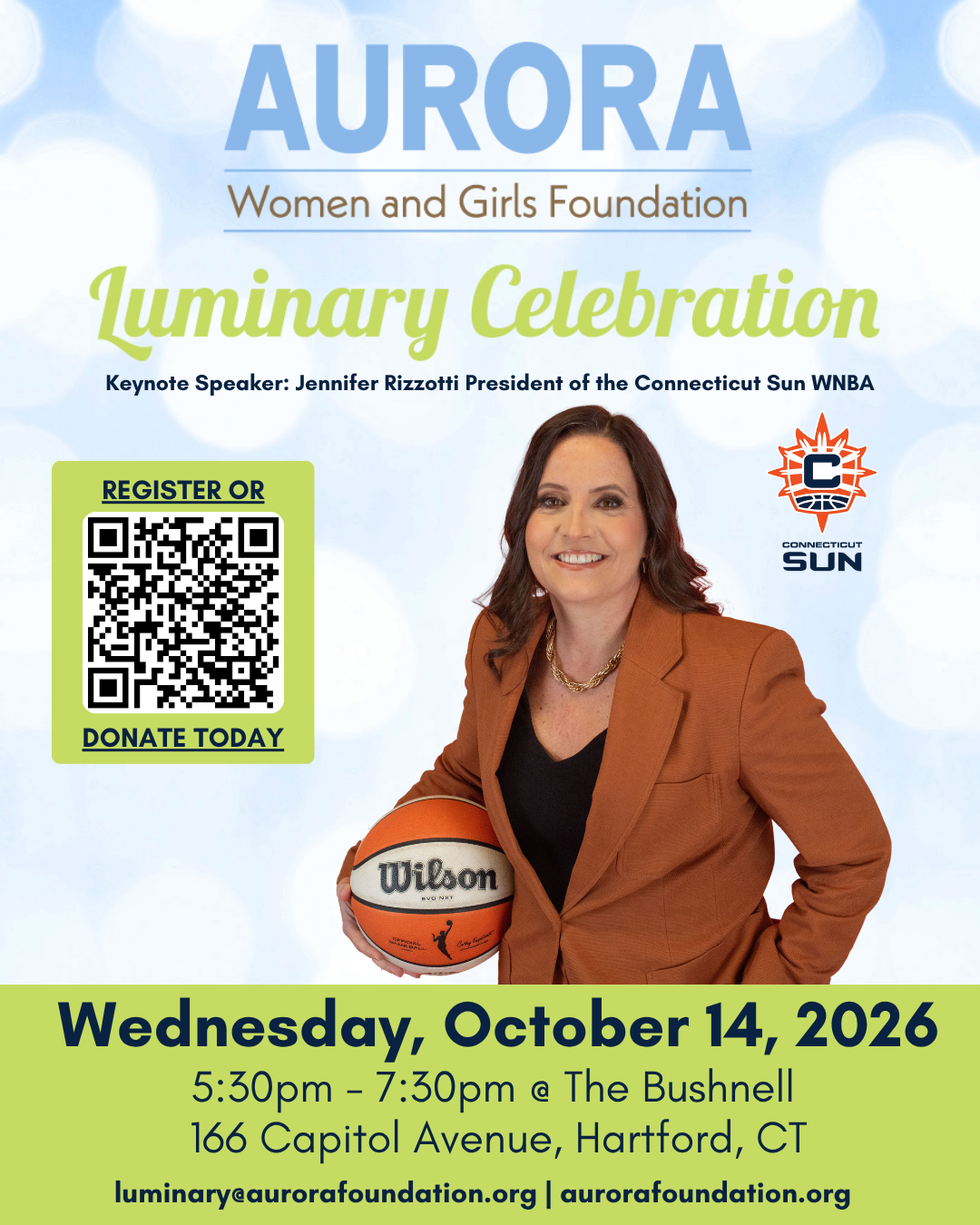 Aurora Women &amp; Girls Foundation Invites Hartford to Its Annual Fundraiser&nbsp;