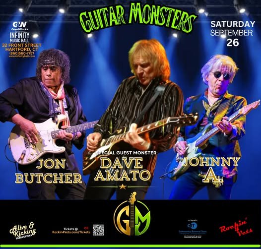 Guitar Monsters Feat Johnny A., Jon Butcher, With Special Guest Dave Amato