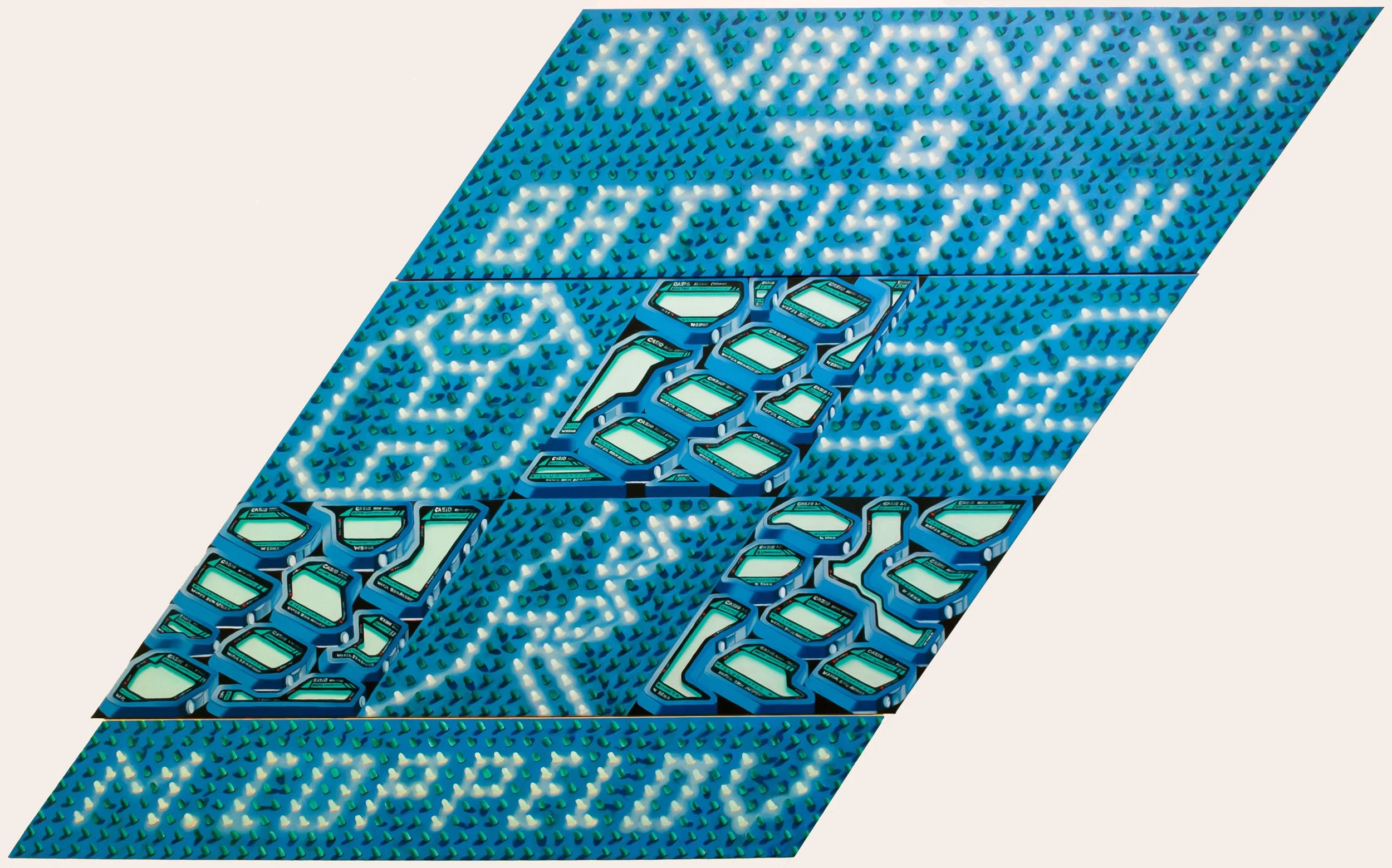 Anagnina to Battistini; oil on 3 canvases (triptych); 268 x 205cm
