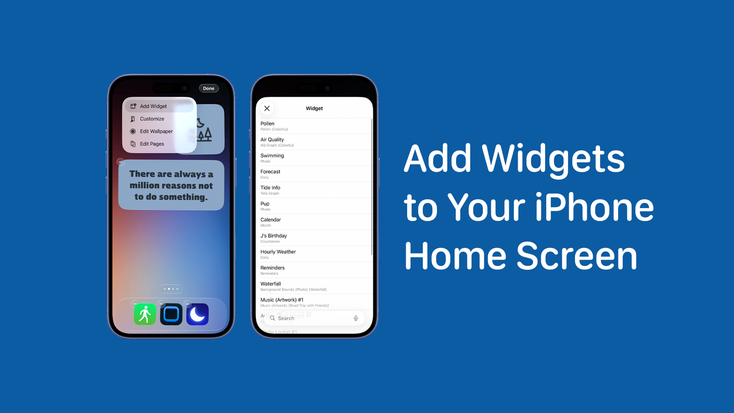 Widgetsmith - How-to Videos
