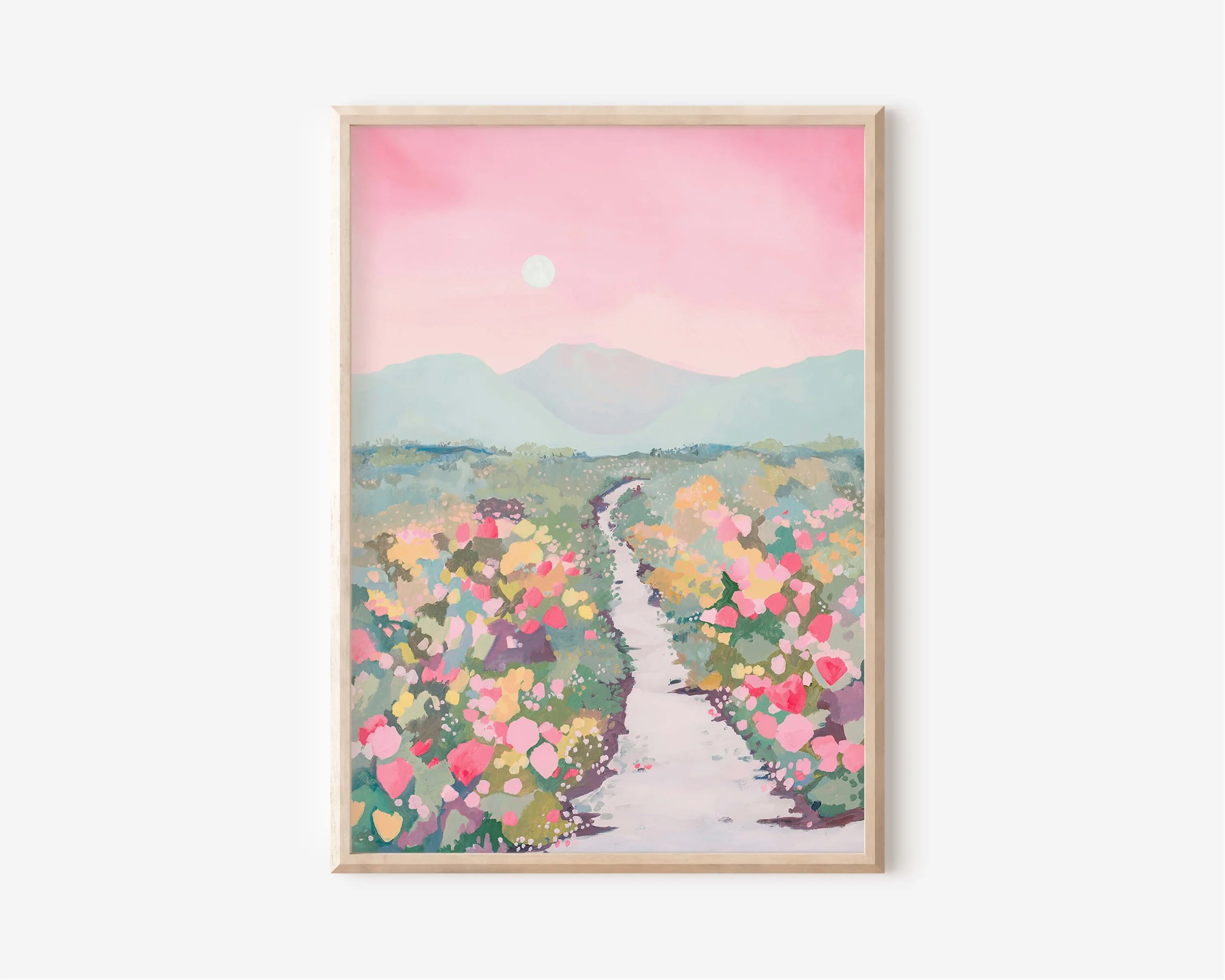 "Rosy Afterglow" giclée print