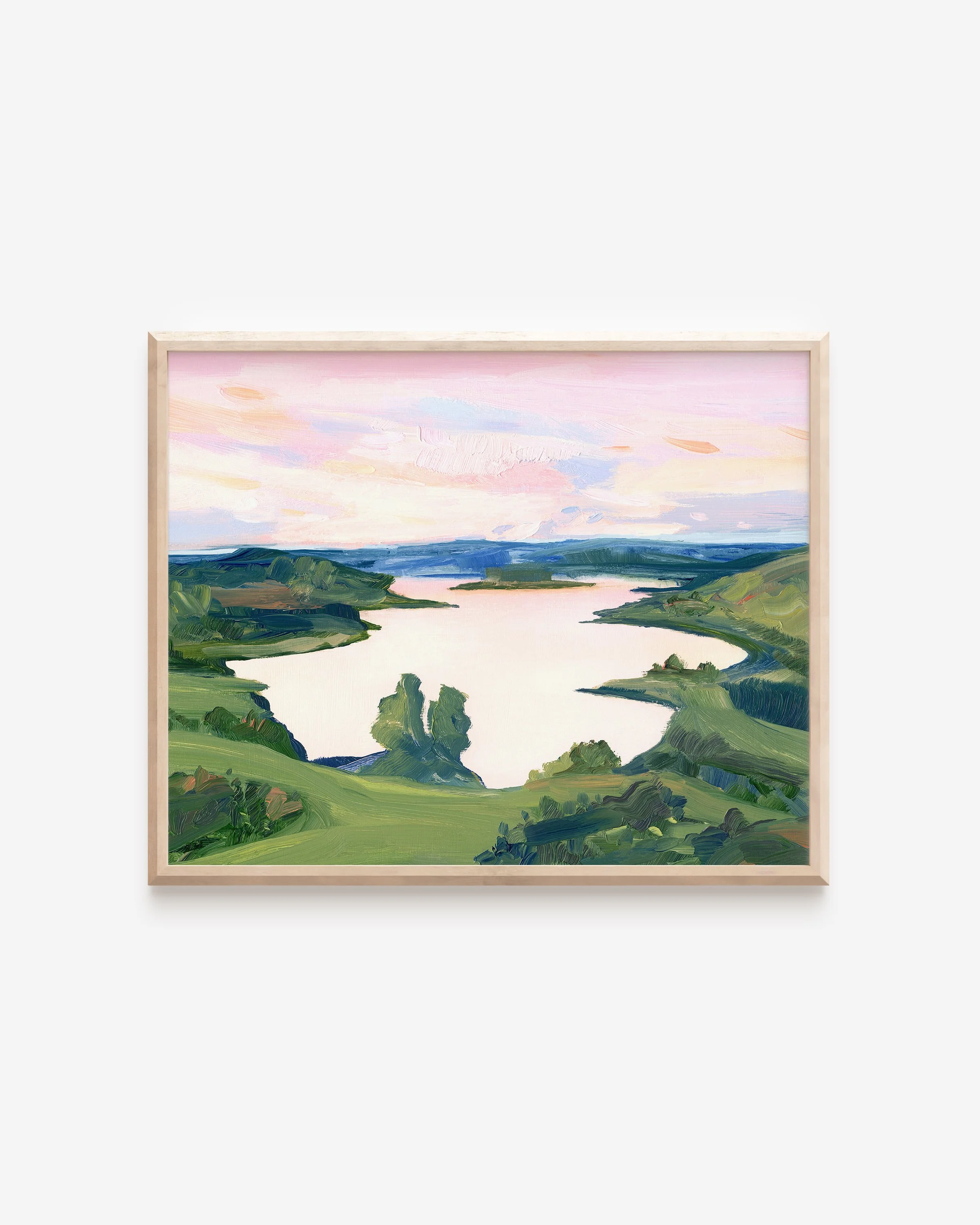 "Lough Gur (The Enchanted Lake" giclée print