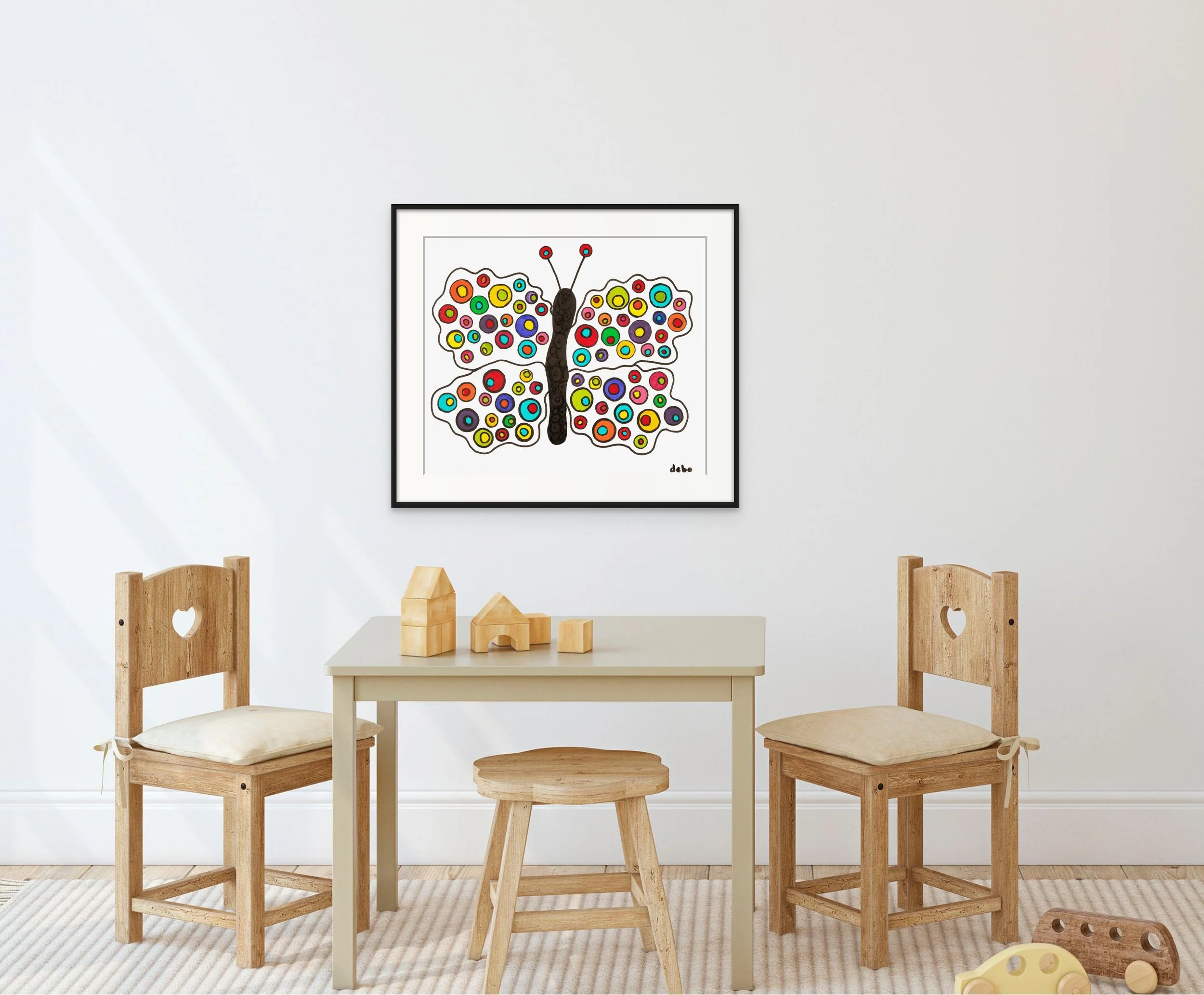 curious butterfly framed.jpg