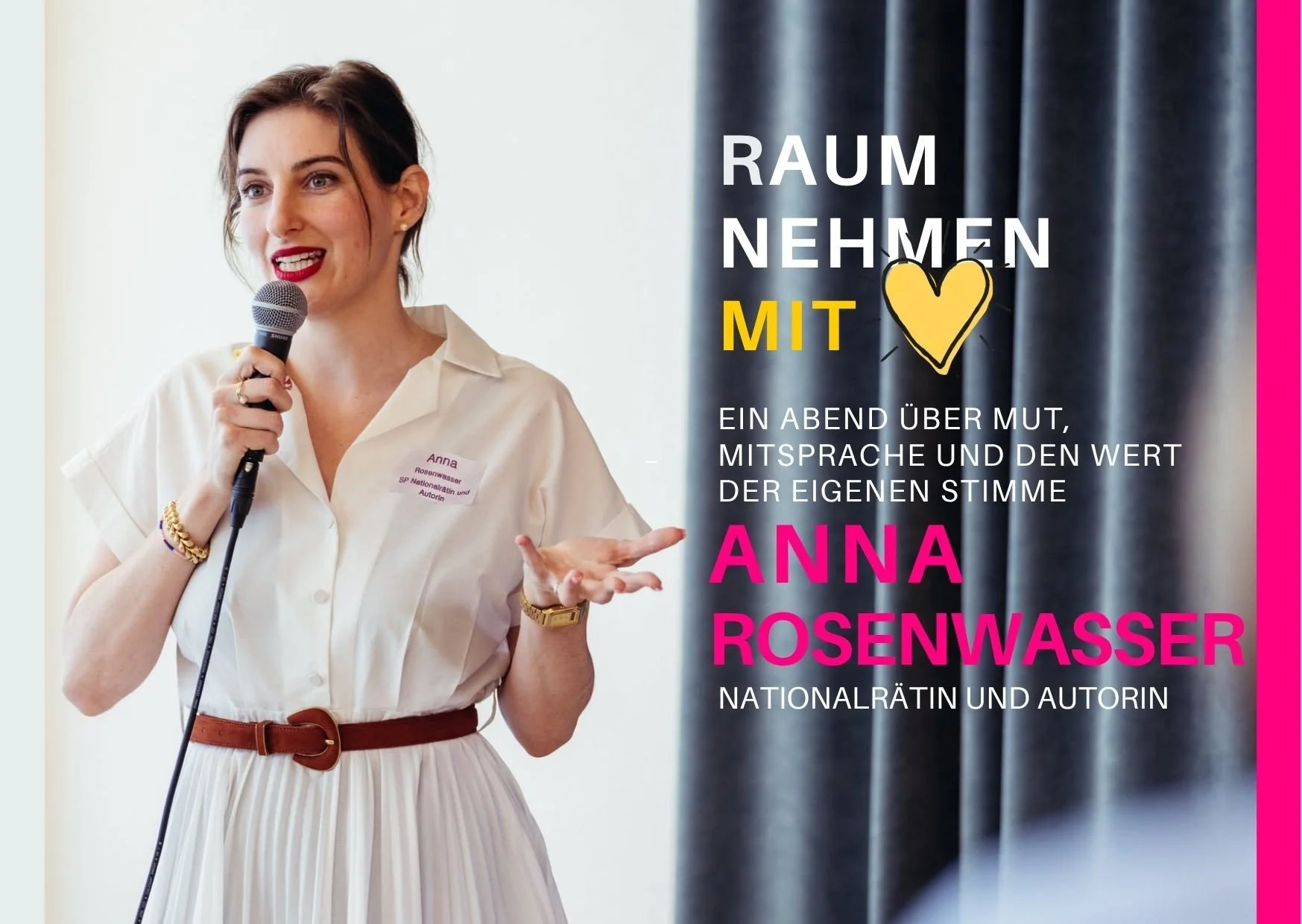RAUM NEHMEN mit Herz