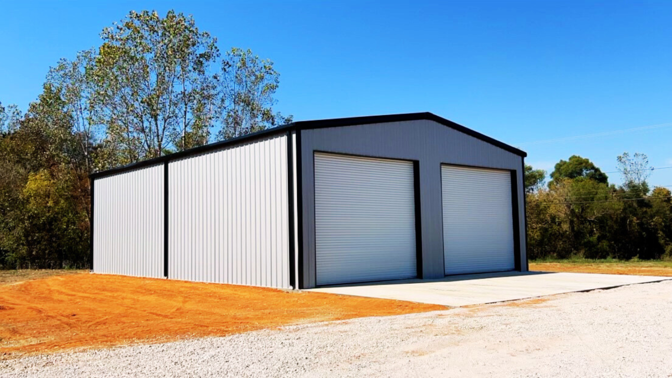 A large-scale metal garage building by Phoenix Building Solutions - the ultimate building solutions for metal buildings in Tupelo, MS.