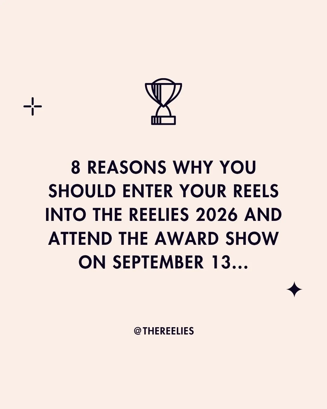 Still thinking about entering your Reels to win an award? 👀🏆 The deadline on June 30th is quickly approaching!

Comment "ENTER26" and we'll send you the link. ✨