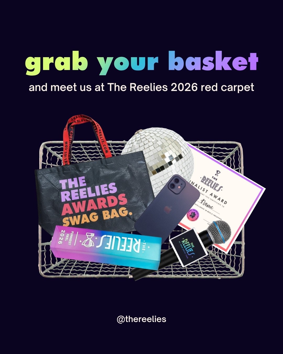 Swag bag, disco ball, trophy, the works. 🪩 It's all waiting for you at The Reelies Awards 2026 in Atlanta on September 13. Comment "REDCARPET" for your ticket link! 🏆