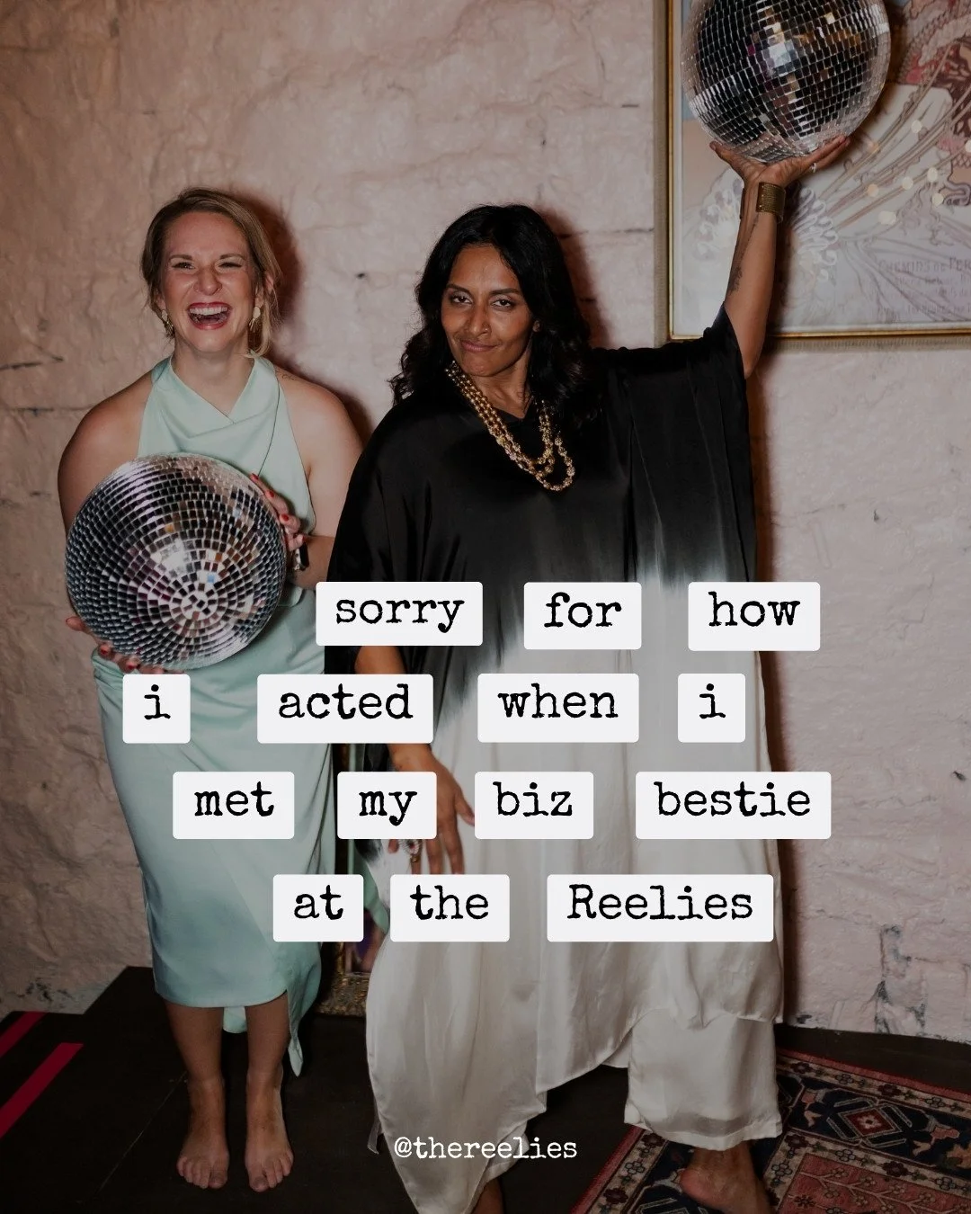 No notes, just vibes and a full meltdown. 😂⁠
⁠
There's a very specific chaos that happens when you finally meet the people you've only known through a screen.⁠
⁠
The screaming. The hugging. The "omg it's actually YOU." Zero regrets, honest