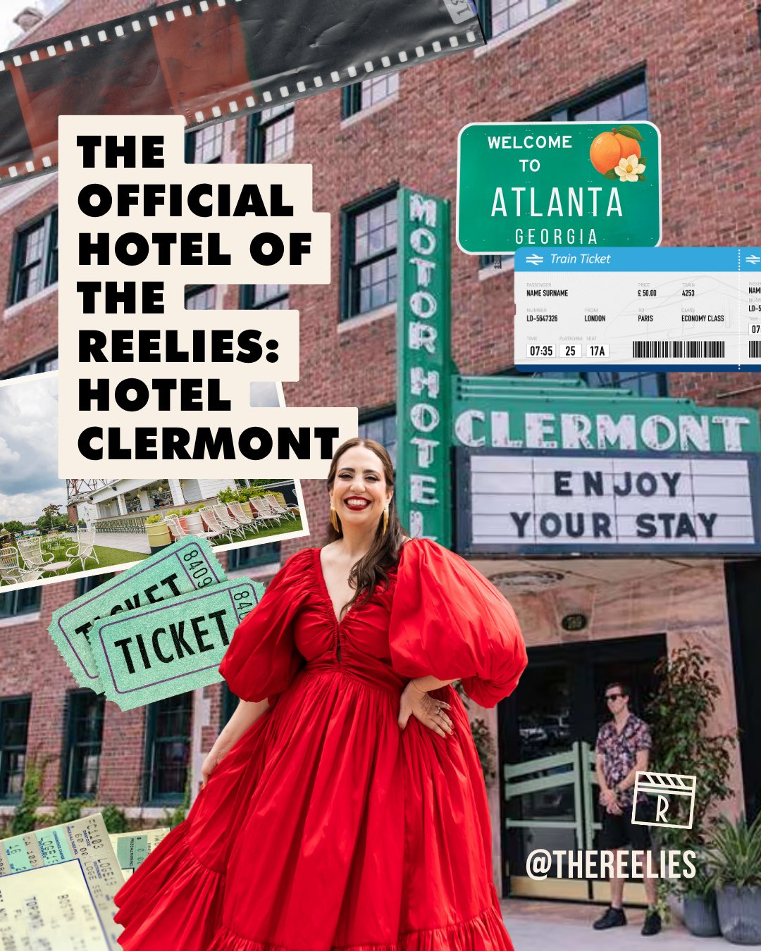 Looking for a place to stay in Atlanta to join us at The Reelies Awards? ⁠
@hotelclermont is our official hotel for the 3rd year and we absolutely love it.⁠
⁠
Reelies attendees have 20% off with the Hotel, so if you want the link to book it, comment 