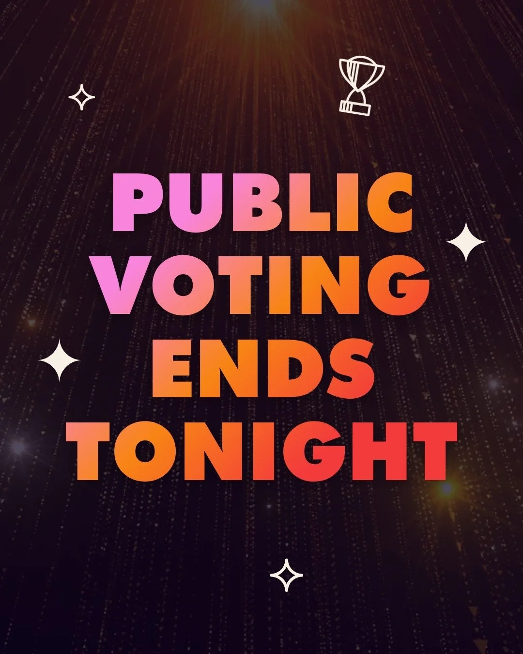 LAST CALL FOR PUBLIC VOTING!! 📣 Comment "VOTE26" for the link to vote for your favorite business owners and creators!