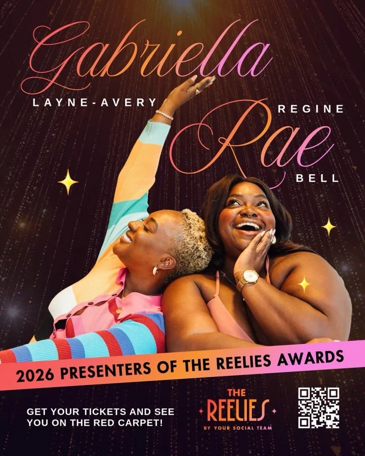 Announcing the AMAZING presenters of @thereelies award ceremony next Sunday in Atlanta, GA! ⁠
⁠
To start: @strutsocialwithgabby and @raysrae! This power duo, founders of @contentxchill will be presenting one of our winners with their award! ⁠
⁠
If yo