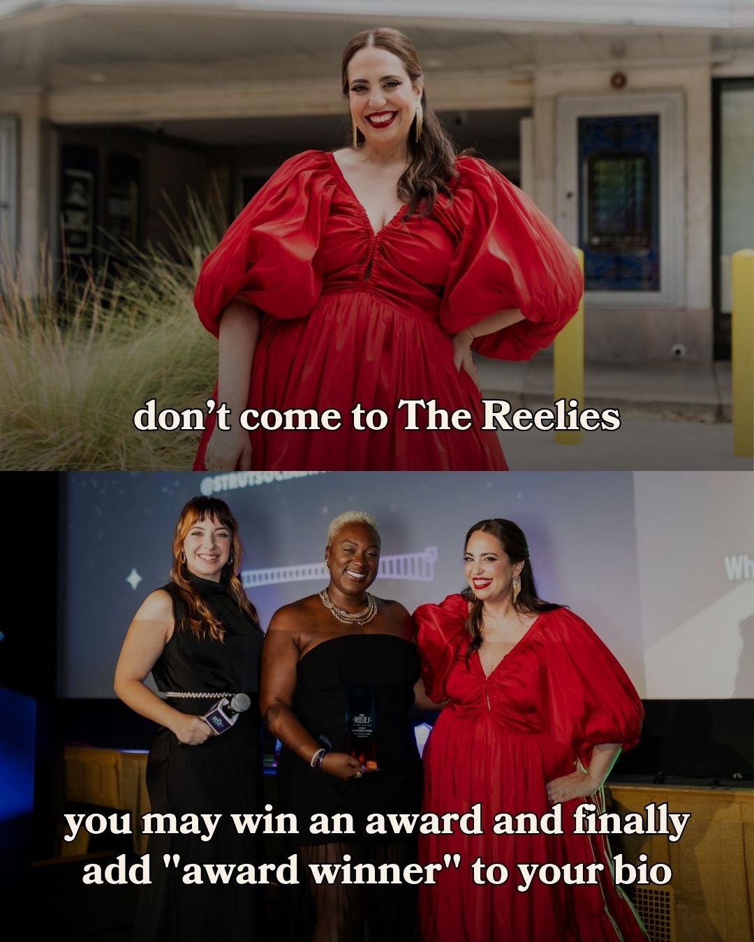Comment "REDCARPET" 🤩 for the link with all the info to join us in Atlanta for the best night of the year for small creators and business owners 🎉⁠
