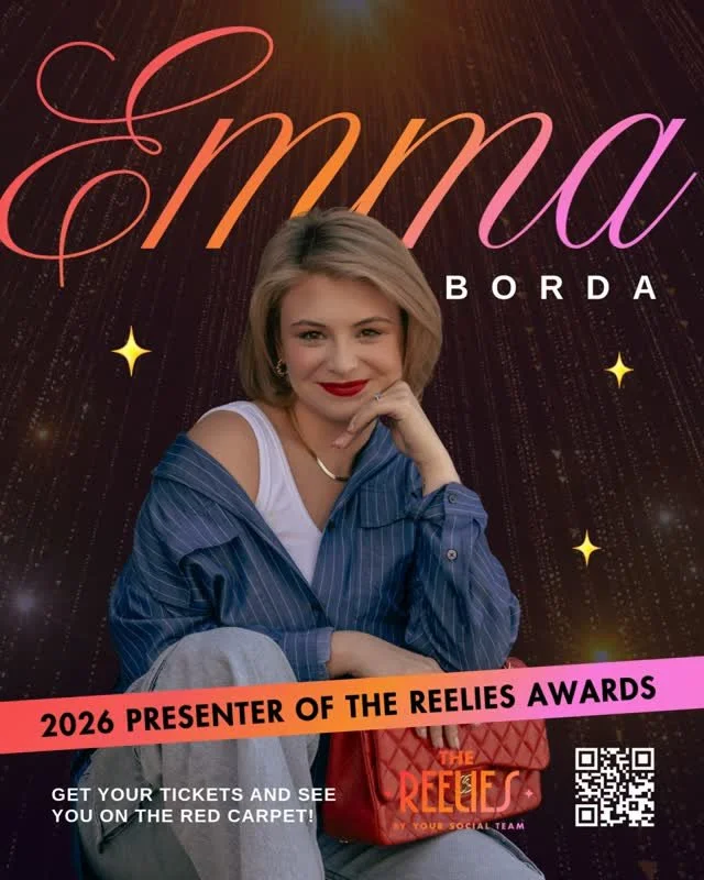 Announcing the AMAZING presenters of @thereelies award ceremony next Sunday in Atlanta, GA! ⁠Say hi to Emma, @itsemmaborda, of @thevelvetledger! ⁠
⁠
Emma ⁠
⁠
@TheReelies Awards are happening on Sunday, Sep 13 at 5pm at the @plazaatlanta. Hosted by @d